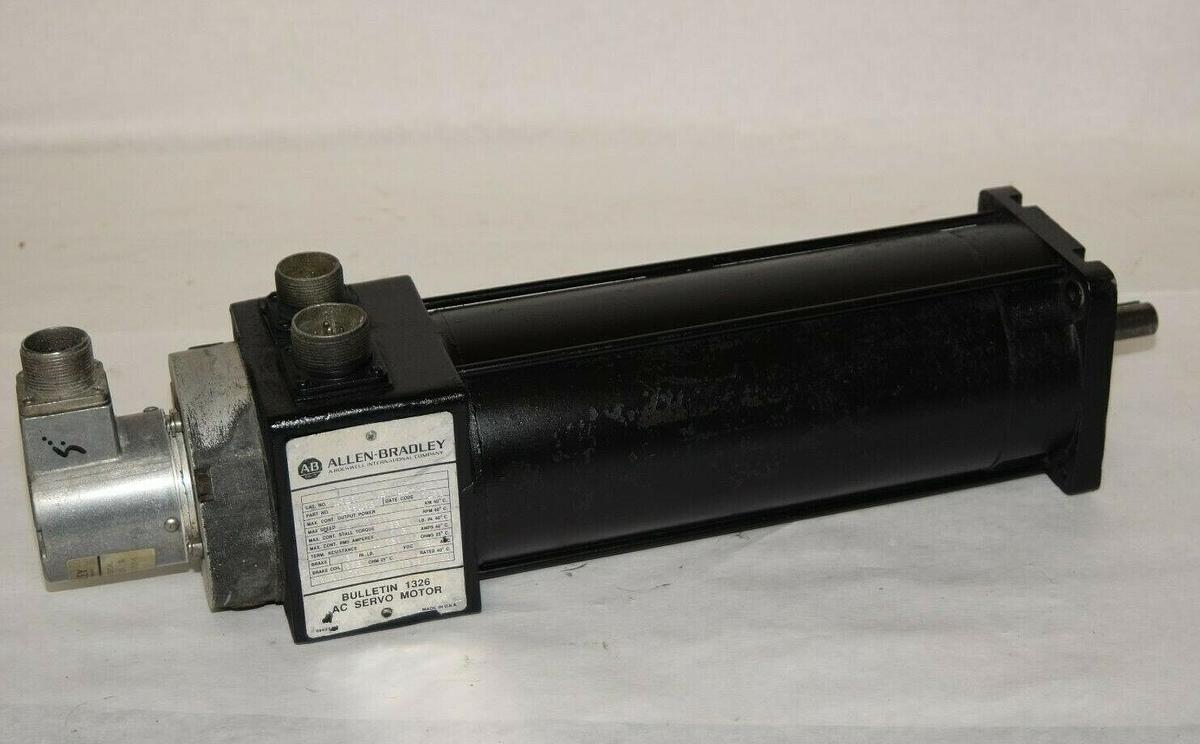 Used ALLEN BRADLEY 1326AB-A2E-11-A4 3000rpm 5/8" AC Servo Motor With Encoder