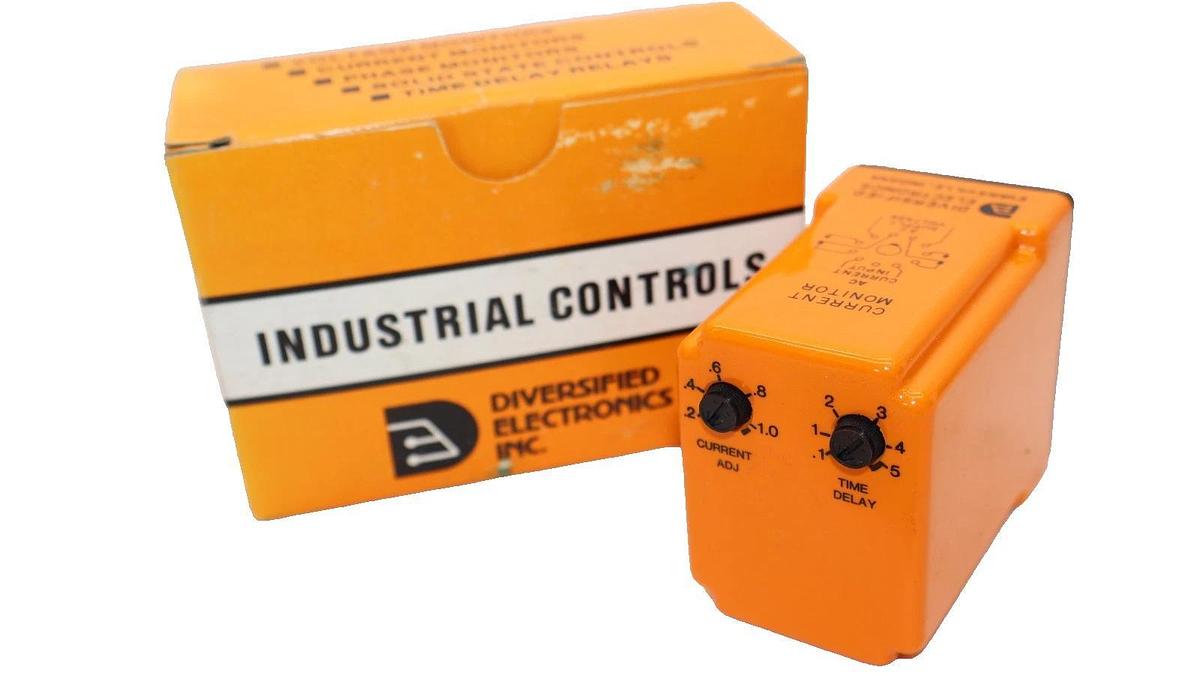 Diversified Electronics Current Relay 120V 10A CMU-120-ASA-1 , CMU120ASA1 (New)