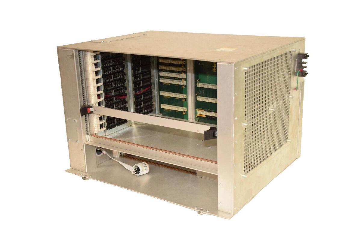 Used TRACEWELL PHILIPS 510-1111-F00-00 1PMK5 4535 679 Card Cage PLC Frame Chassis