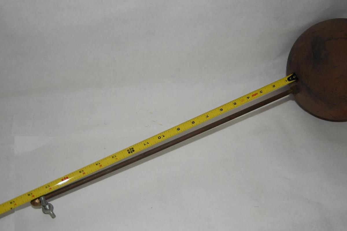 (NEW) 7" Copper Tank Float Ball With 17" Brass Shaft
