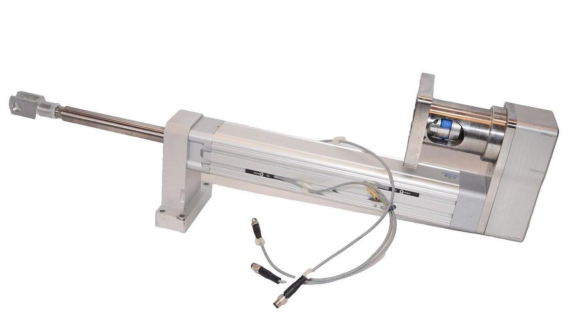 Used FESTO DNCE-40-200-BS-"12.7"P-Q Size 40 200 Stroke  Electric Piston Rod Cylinder