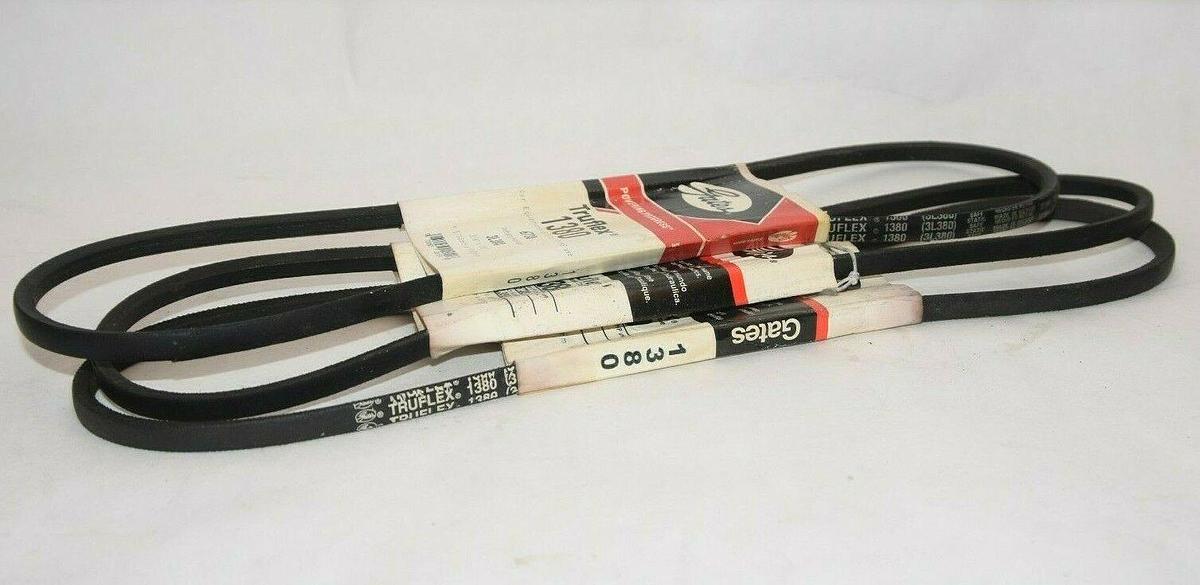 (NEW - Lot of 3) GATES 1380 6738 3L380 3/8" x 33" Truflex V-Belt