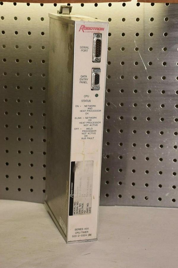 Used ROBOTRON S-400 503-2-0324-01 5032032401 SER. 400 S400 24V 60Hz CPU TIMER