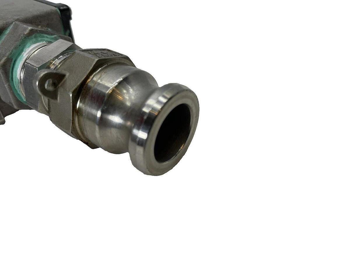 Used GPI S100N-KF-568 1" Stainless Steel Electronic Digital Flow Meter S100NKF568