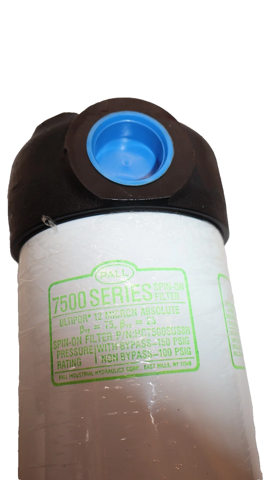 Pall Spin On Filter 7500 Series HH7500B20USSWBL (NEW)