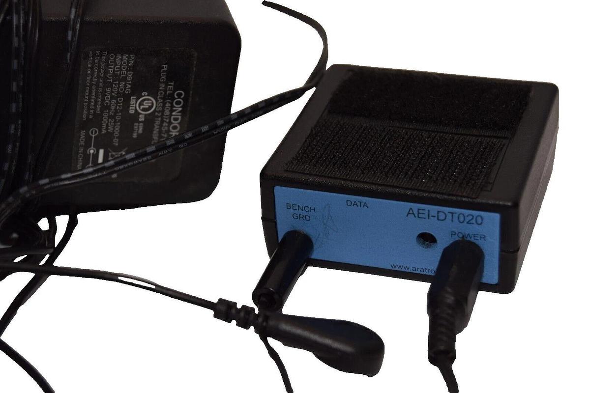 Used ARATRON AEI-DT020 Dual Threshold ESD Monitor + 9V DC Adaptor For Anti-Static