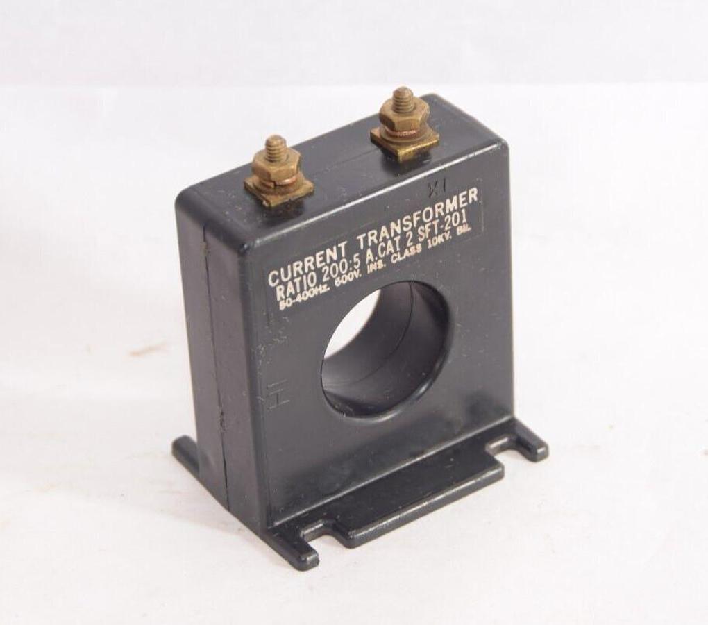 Used TROTT ELECTRONICS 2 SFT-201 Ratio 200:5A Current Transformer