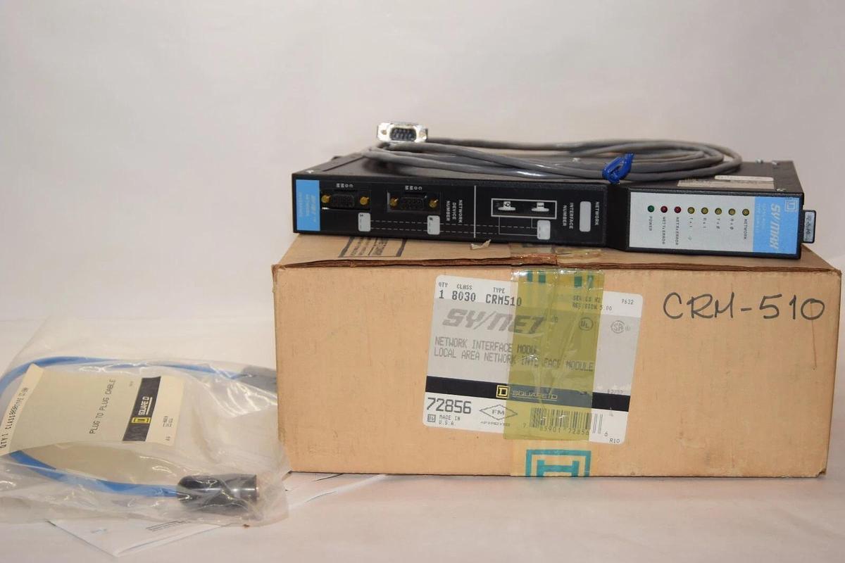 (NEW) SQUARE D 8030 CRM510 Series H2 Rev 5.00 30608-502-50 Interface Module