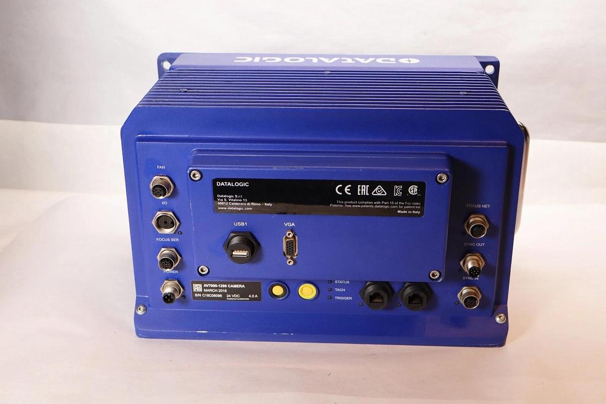 Used DATALOGIC AV7000-1200 24Vdc 4.0A High Speed Camera