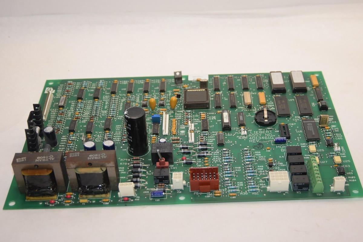 Used EMERSON / LIEBERT 4D13461G1 Rev 23 Monitor Circuit Board