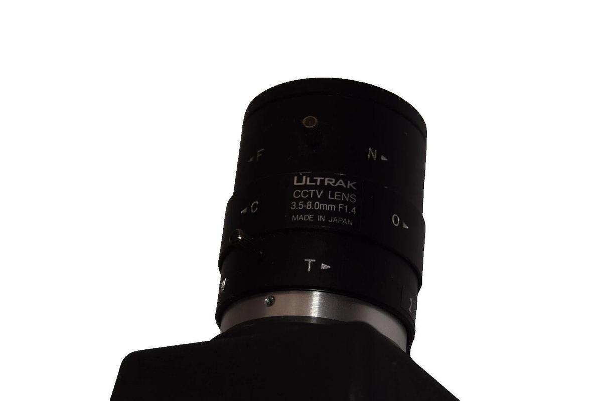 Used Pelco CCC1380UH-6 24-60Hz 270mA Secuiry Camera with Ultrak 3.5-8.0mm CCTV Lens