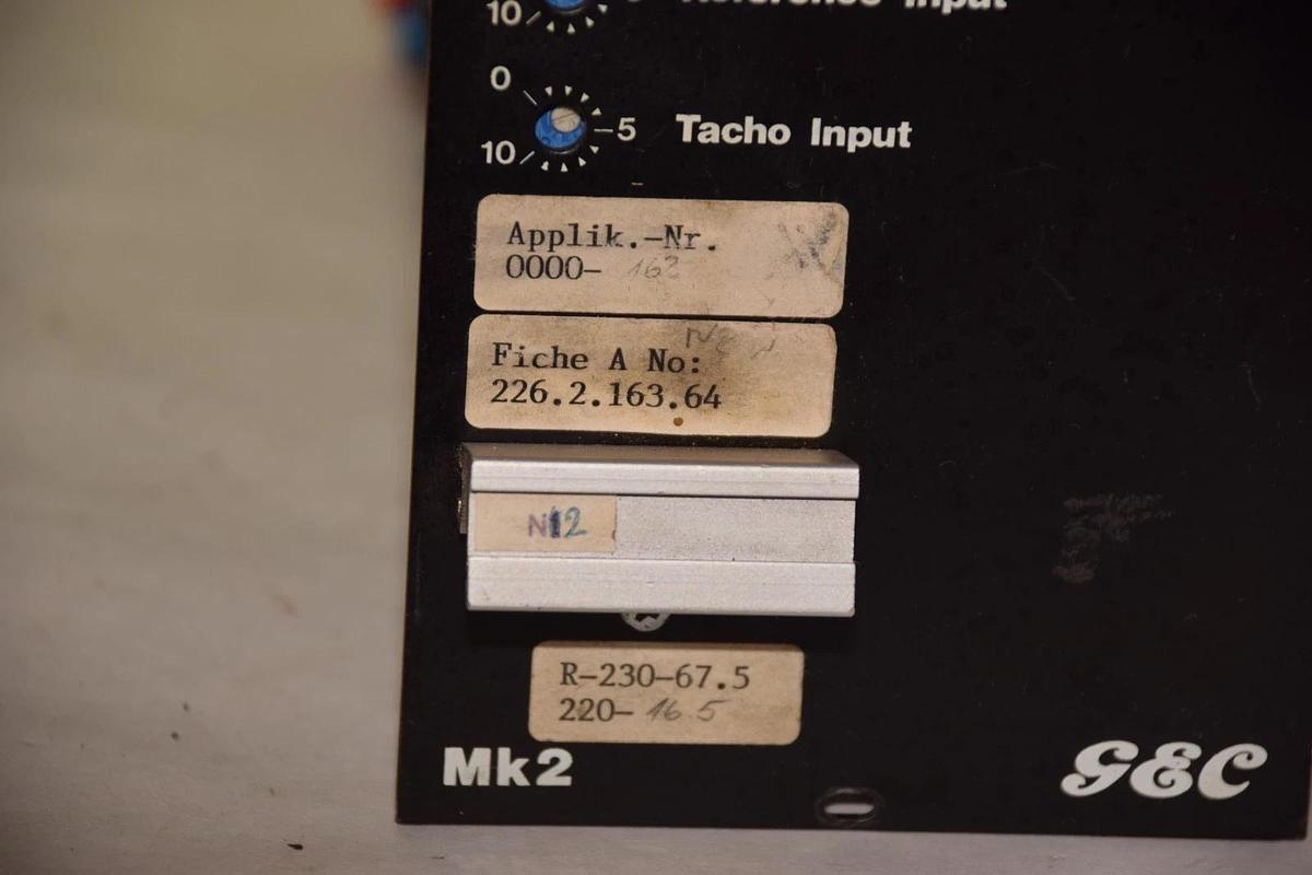 Used GEC Axis Controller Mk2 GEC GA431/4R00/B R-230-67.5 220-A6.5 , 226.2.163.64