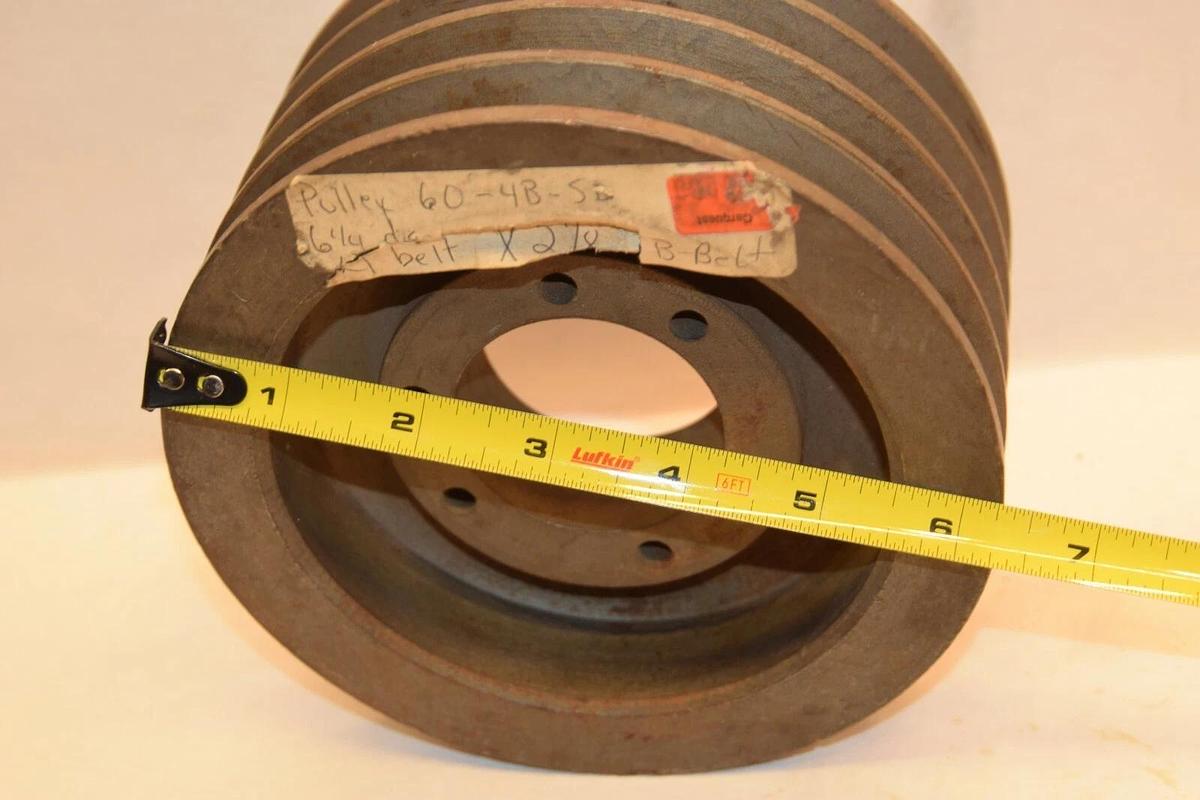 (NEW) 60-4B-SD 6.0-4B-SD 4 Groove Pulley Sheave