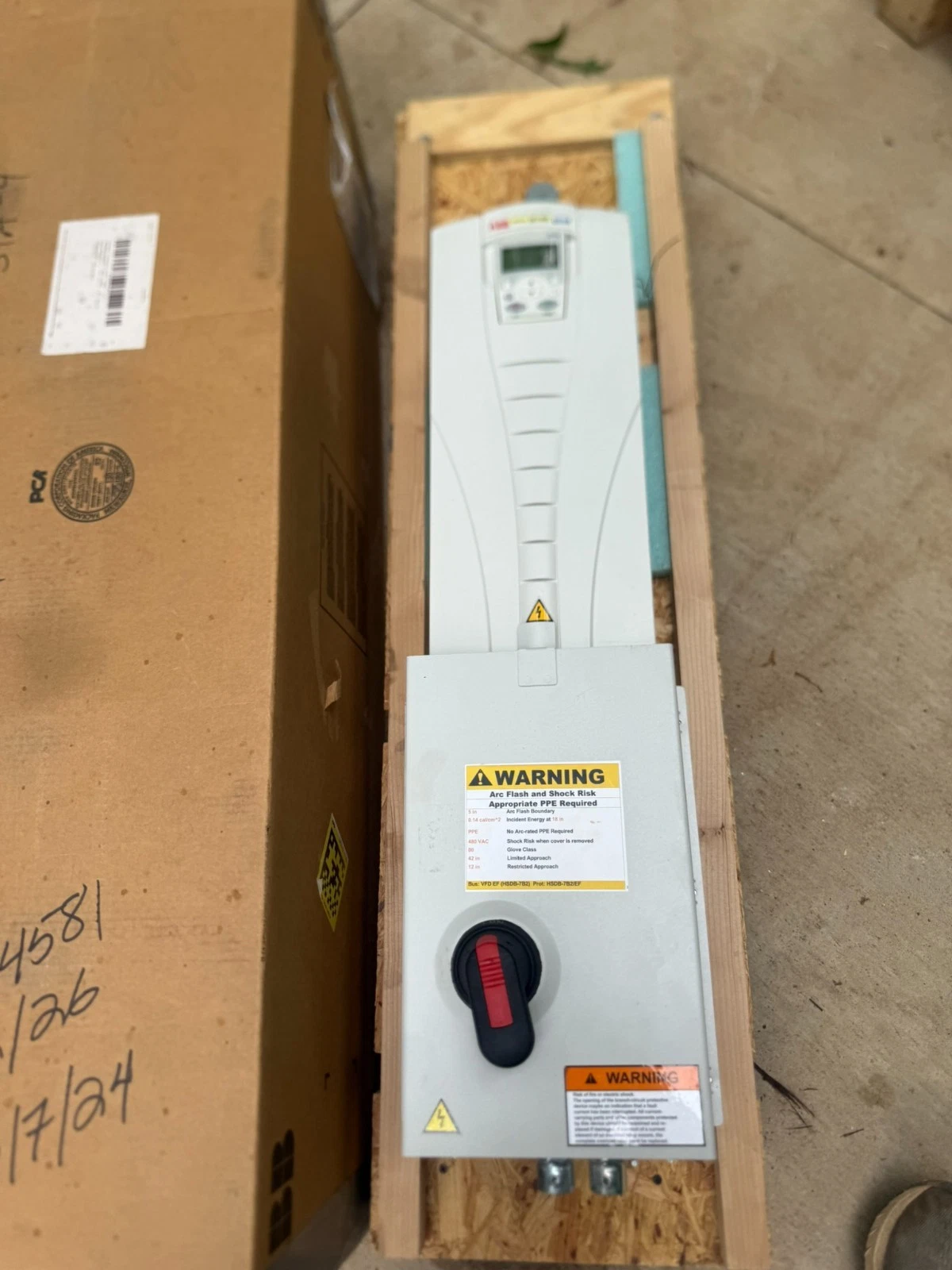 ABB Drive ACH580-PCR-044A-4+B056 3ph 480v ACH580PCR044A (NEW take out)