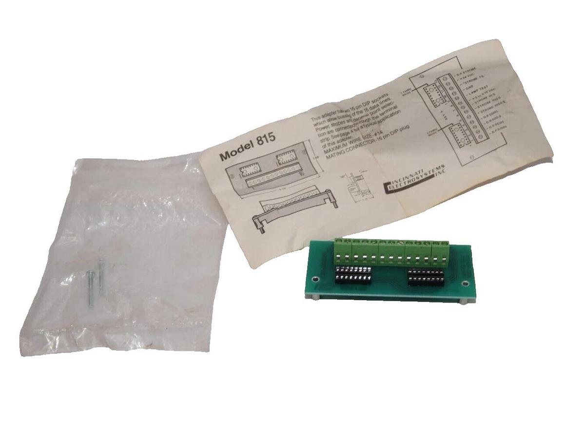 (NEW) CINCINNATI 815 , 815-501 Rev B Connector Adapter