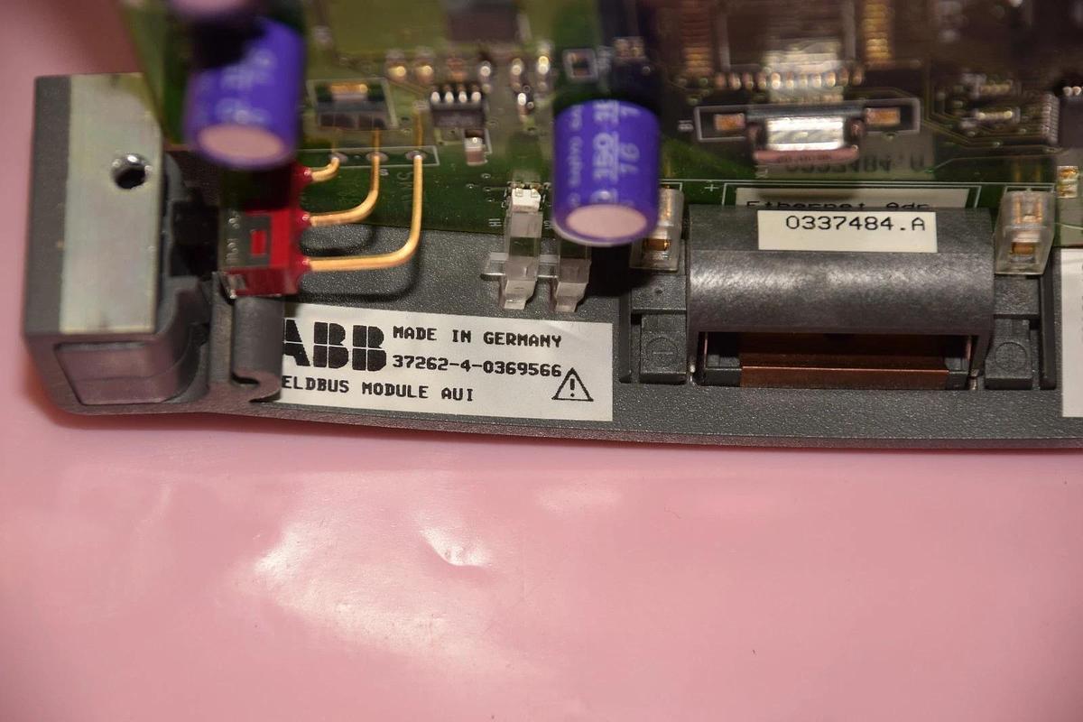 Used ABB DFE02 Feldbus Module AUI 37262-4-0369566 DFE 02, 0369566 0022 00