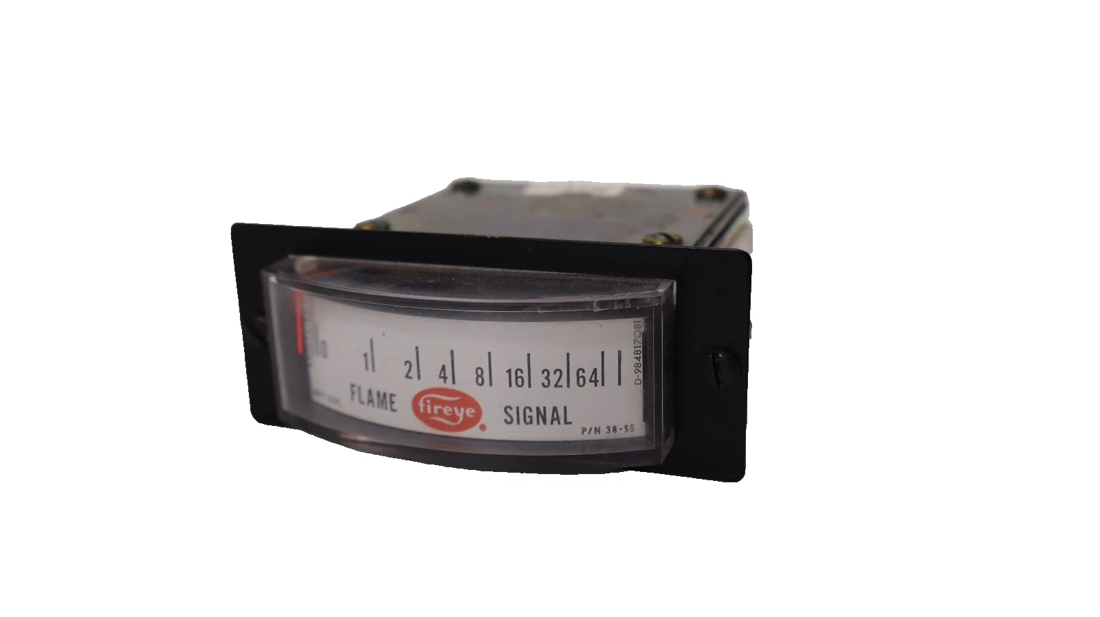 Used Hoyt Electric 38-55 Fireye Flame Signal Panel Meter