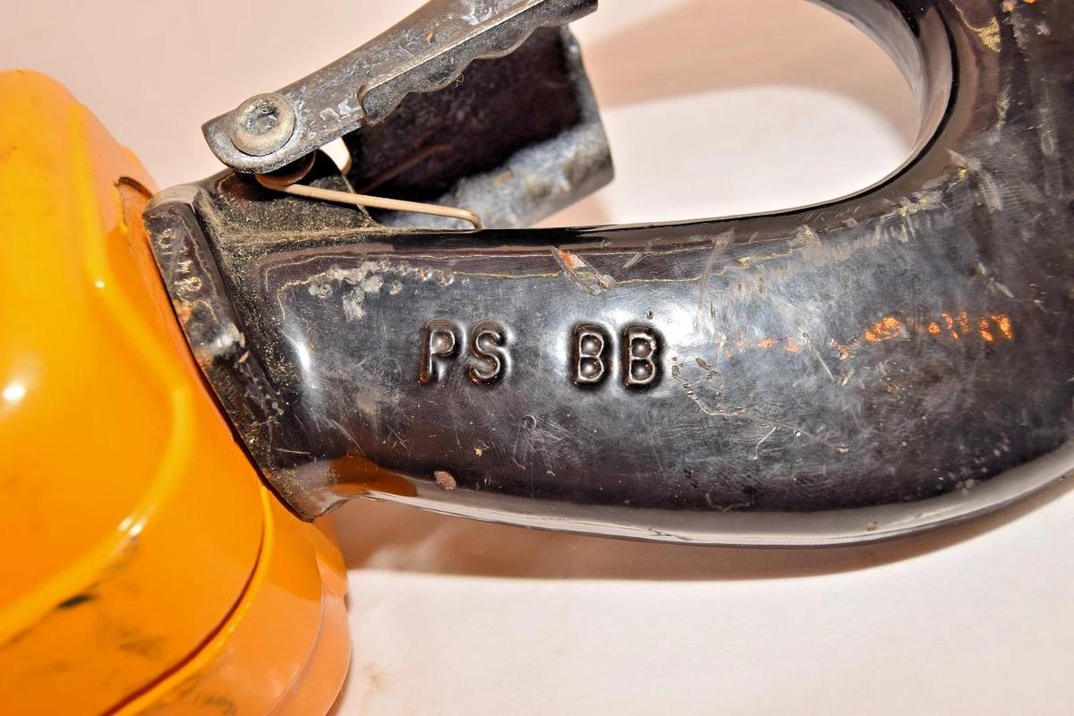 Used Demag-V-5 83786144 PS BB Hoist Lower Hook Load Block Double Chain Swivel Hook
