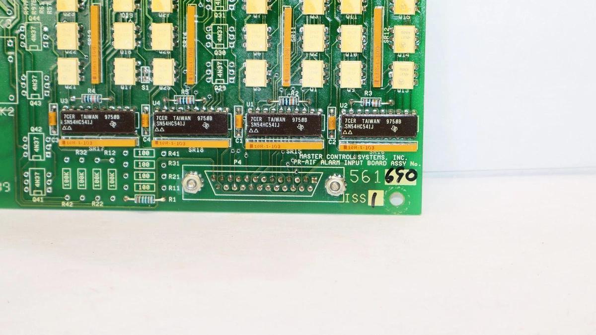 Used Master Control Systems MCS PR-AIF Alarm Input Circuit Board Card 561690 PRAIF