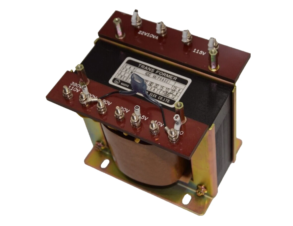 Used YOSHIKAWA 400VA 1 Phase Pri. 115V Sec. 110/100/90/20/15/10/22V Transformer