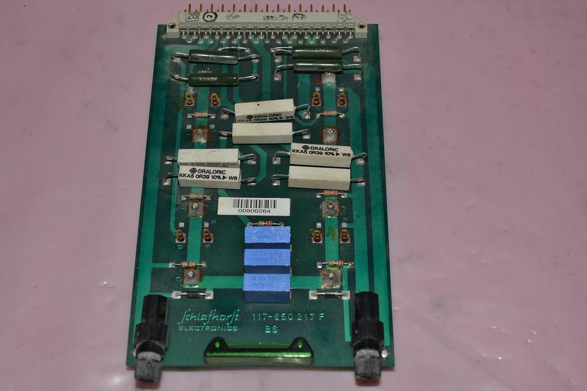 Used SCHLAFHORST ELECTRONICS 117-650 217 F 117650217F PC BOARD
