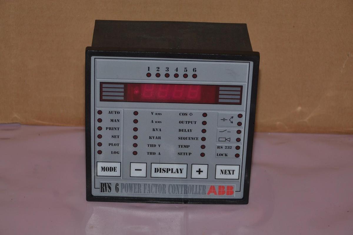 (NEW) ABB 20.050.82213 20 050 82213 2005082213 RVS 6  Power Factor Controller