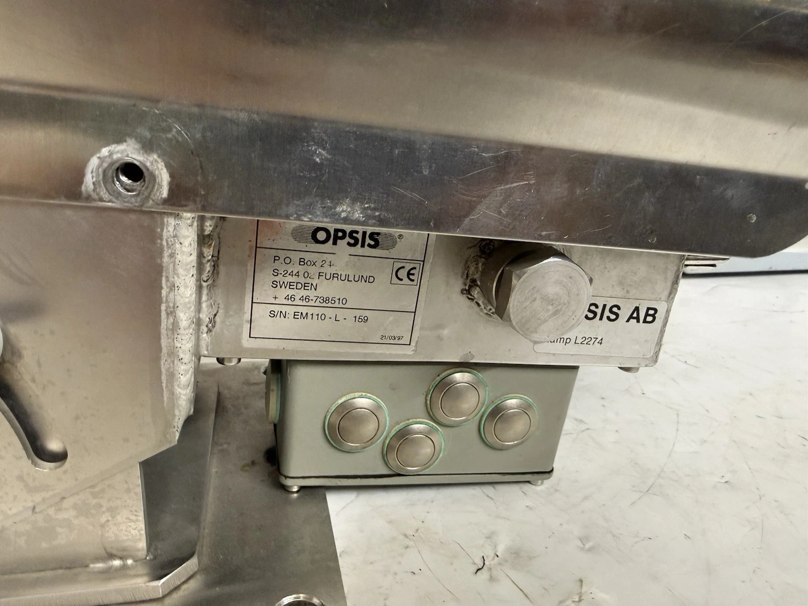 Used Opsis AB Lamp Open Path Ambient Air Monitoring System Emitter L2274 AR 500