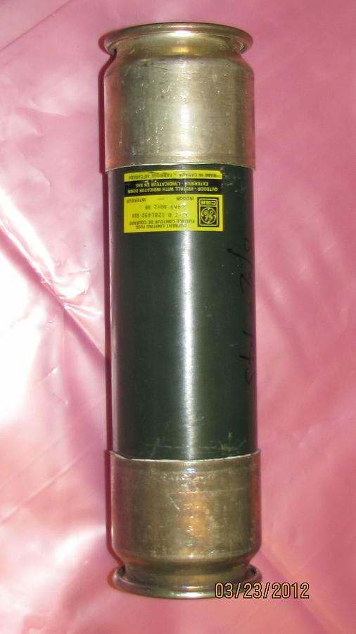 Used CGE CANADIAN GENERAL ELECTRIC FUSE EJ-2 D 328L492 G19 EJ2D328L492G19 6R