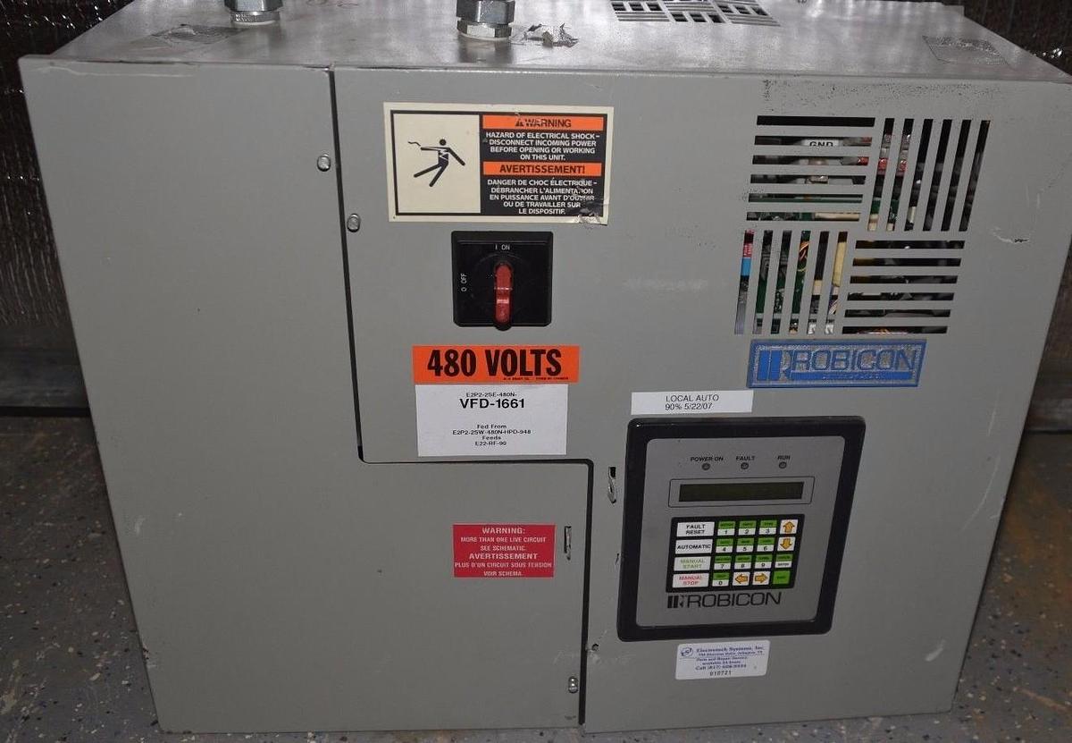 Used ROBICON 10HP 10hp AC DRIVE ID-454GT 3PH 460V  457G12.00