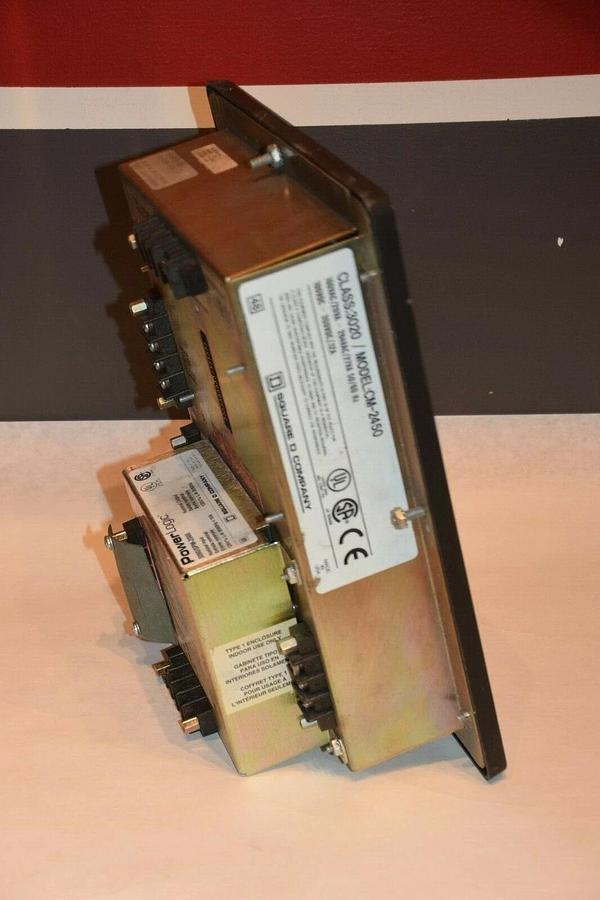 Used SQUARE D Power Logic Monitor 3020/CM-2450 3020 CM-2450 W/ 3090/SPM-2000 SRG PROT