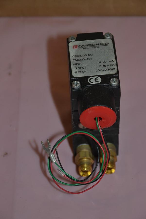 Used FAIRCHILD Electro-Pneumatic Transducer TA6000-401 TA6000 401 TA6000401 120 PSI