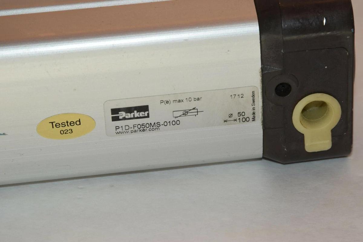 NEW PARKER P1D-F050MS-0100 10 BAR 4.5" STROKE PNEUMATIC CYLINDER