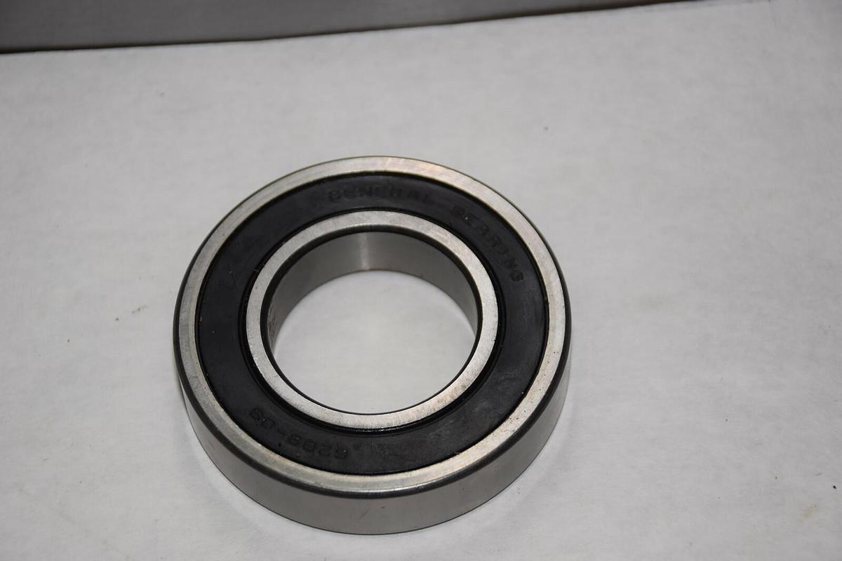 GENERAL BEARING 6209-08 620908 RUBBER SEAL BEARING NEW