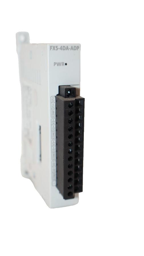 Used Mitsubishi Electric FX5-4DA-ADP , FX54DAADP 24Vdc Programmable Controller