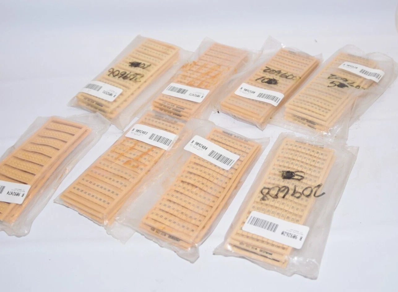 Used (Lot of 40) WAGO 209-503 Terminal Block Marker