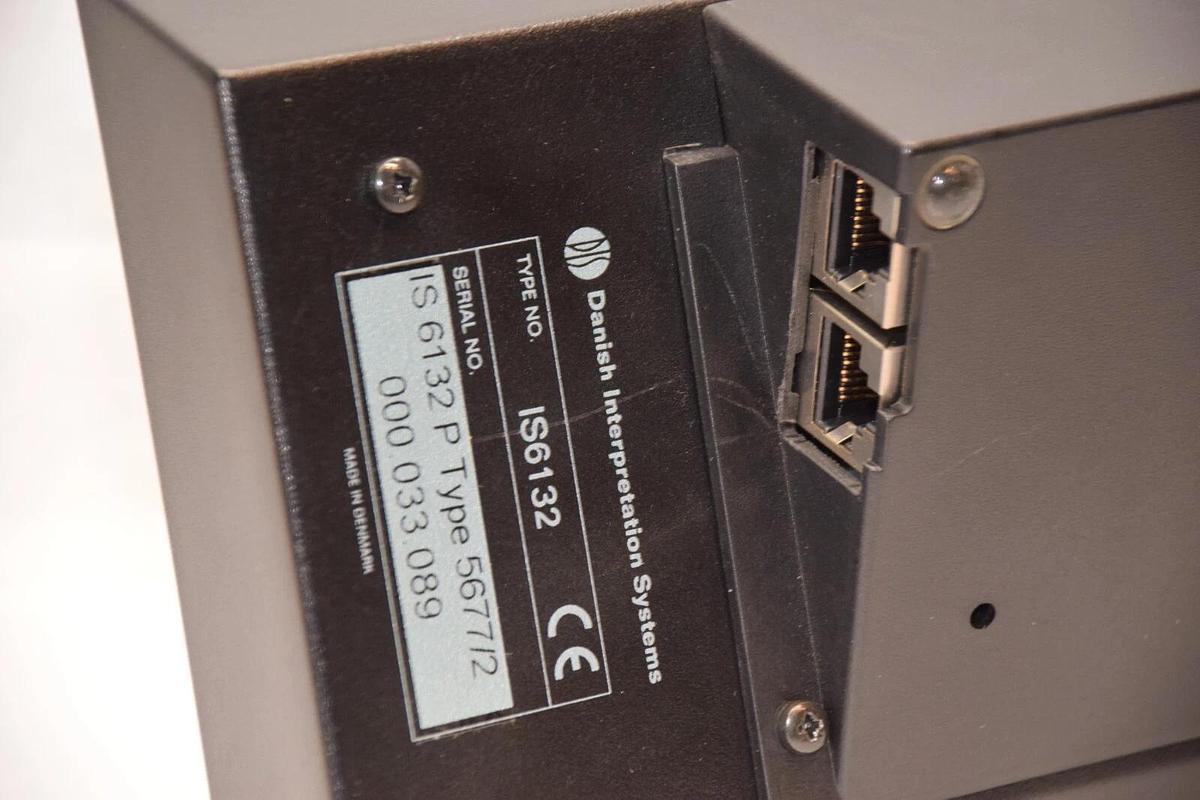 NEW- DANISH INTERPRETATION SYSTEMS IS6132 Interpreter Set Dig. Conference System