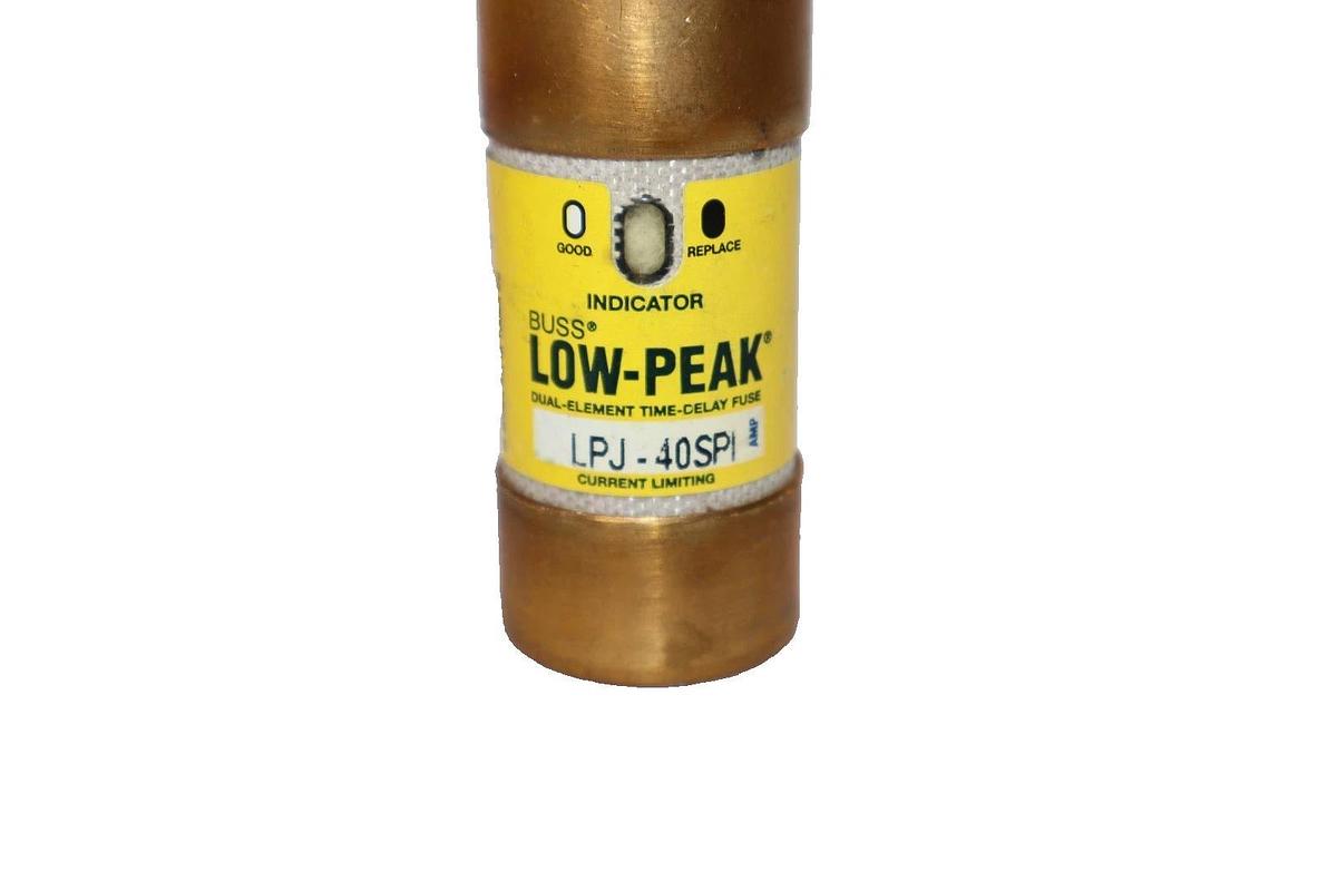 Buss Bussmann Fuse LPJ-40SPI , LPJ40SPI Low-Peak 40A 40 Amp  (New)