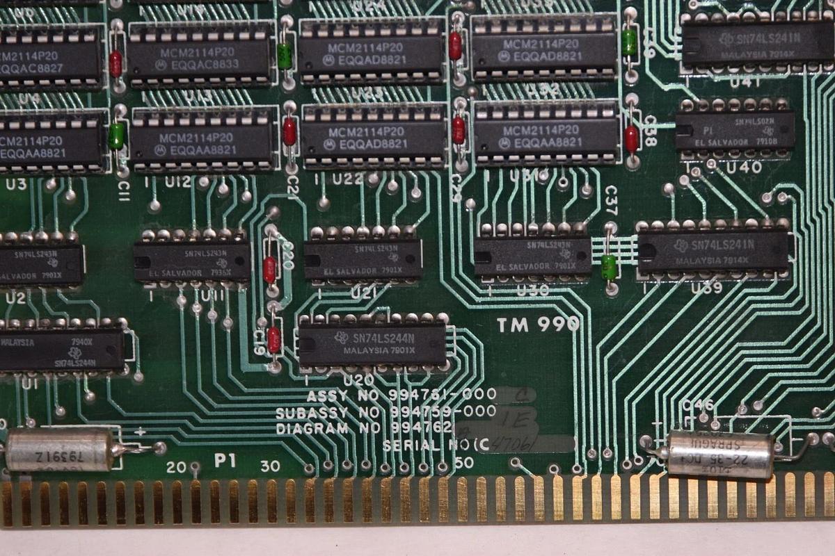 TEXAS INSTRUMENTS Circuit Board Card 994761-000 C 990/201-42