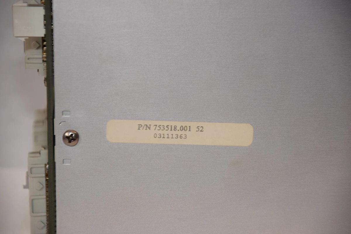 Used SIEMENS 753470.901 Rev Circuit Board With 753518.001 52 Rack Chassis