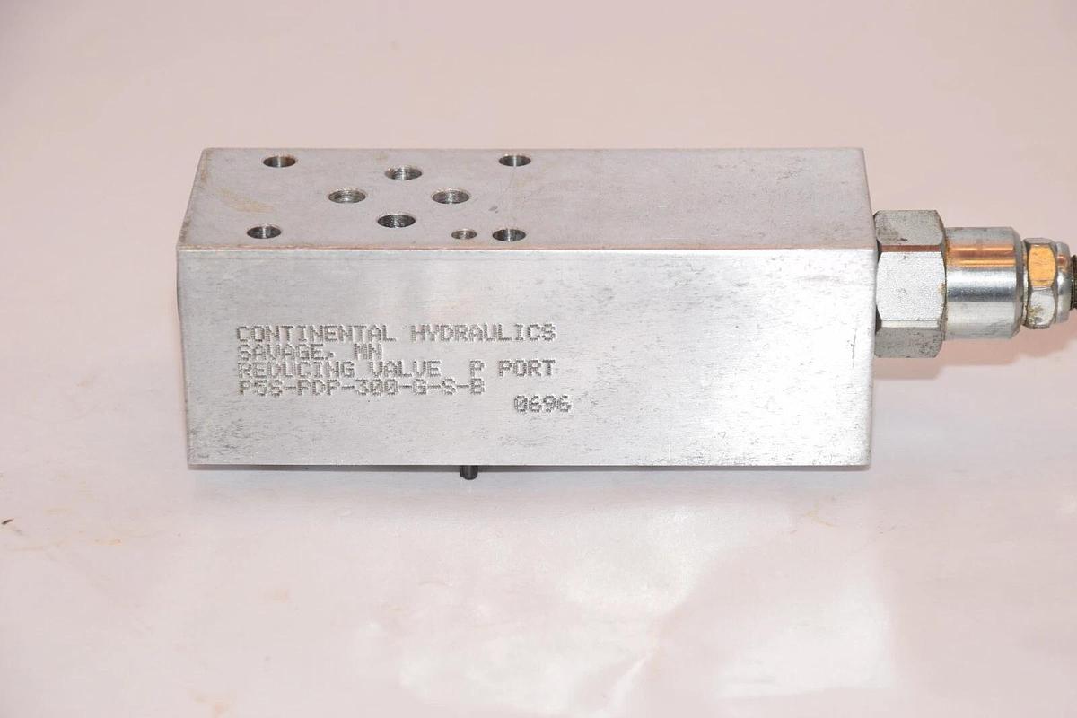 Used CONTINENTAL HYDRAULICS P5S-PDP-300-G-S-B Reducing Valve