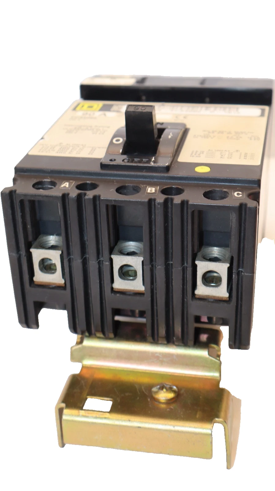 Used Square D 90A Circuit Breaker Thermal-Magnetic FC34090 90 Amp 3P
