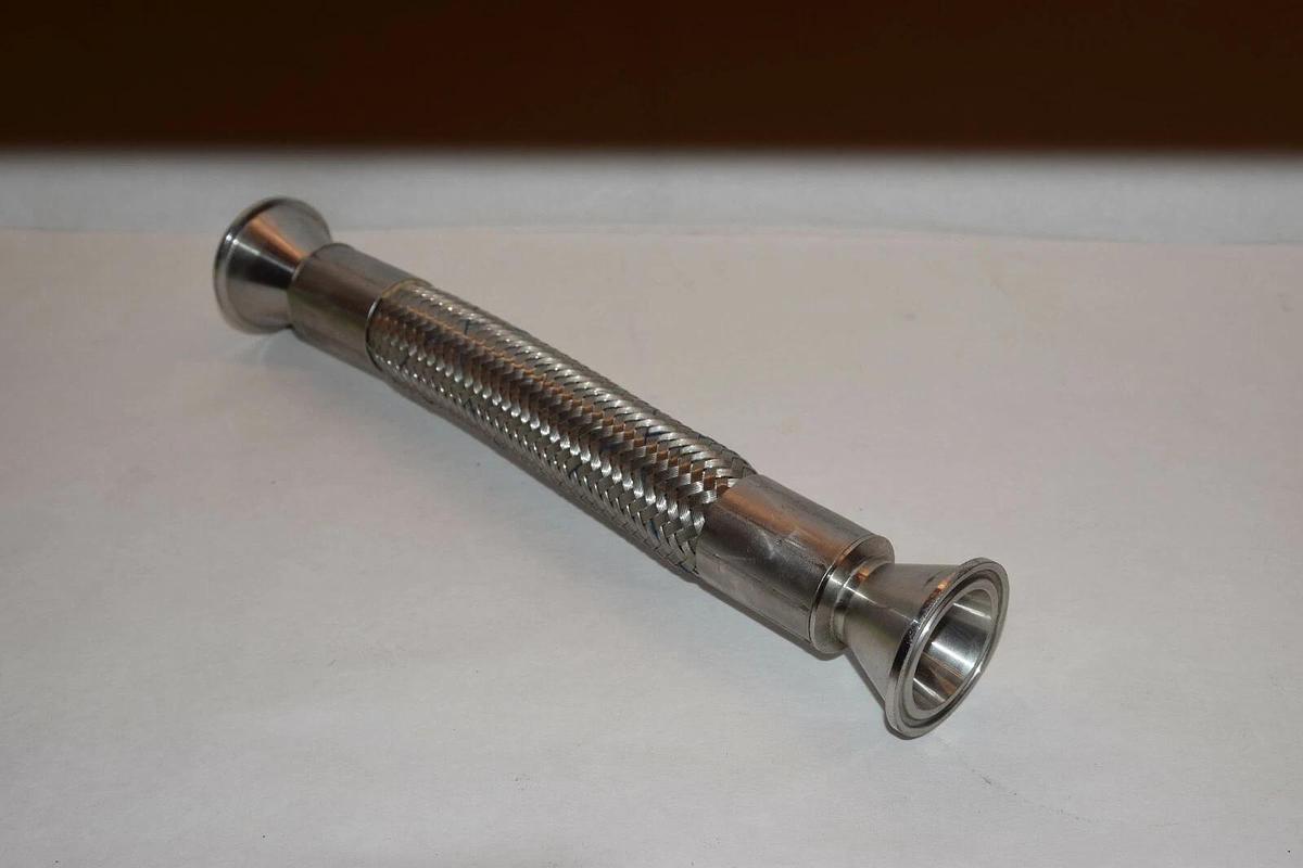 Used ISD MBC-16-SS 2D843 3/4" 12" SS Stainless steel BRAIDED Strain Flex HOSE