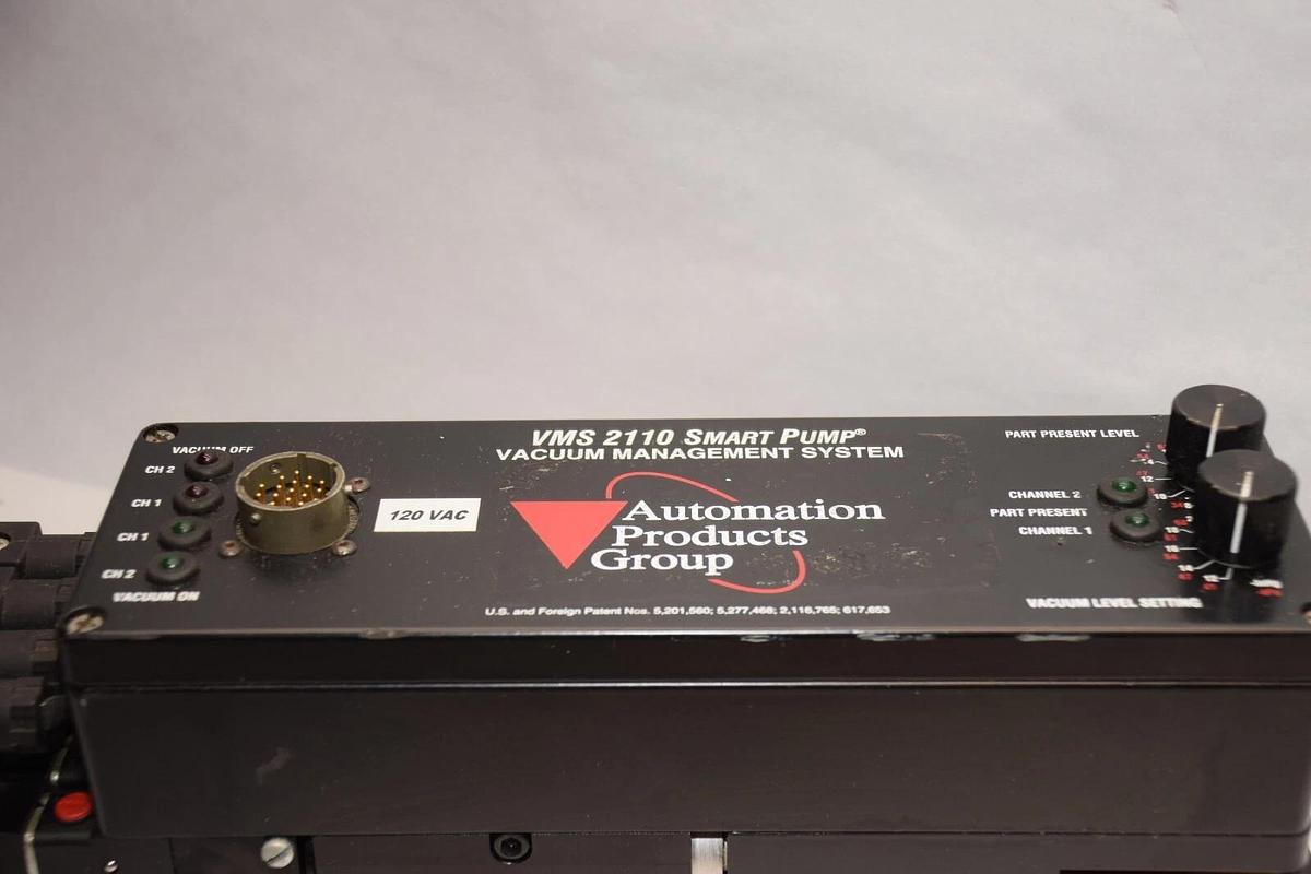 Used AUTOMATION PRODUCTS GROUP VMS-2110-120 VMS 2110 Smart Pump Vacuum Pump