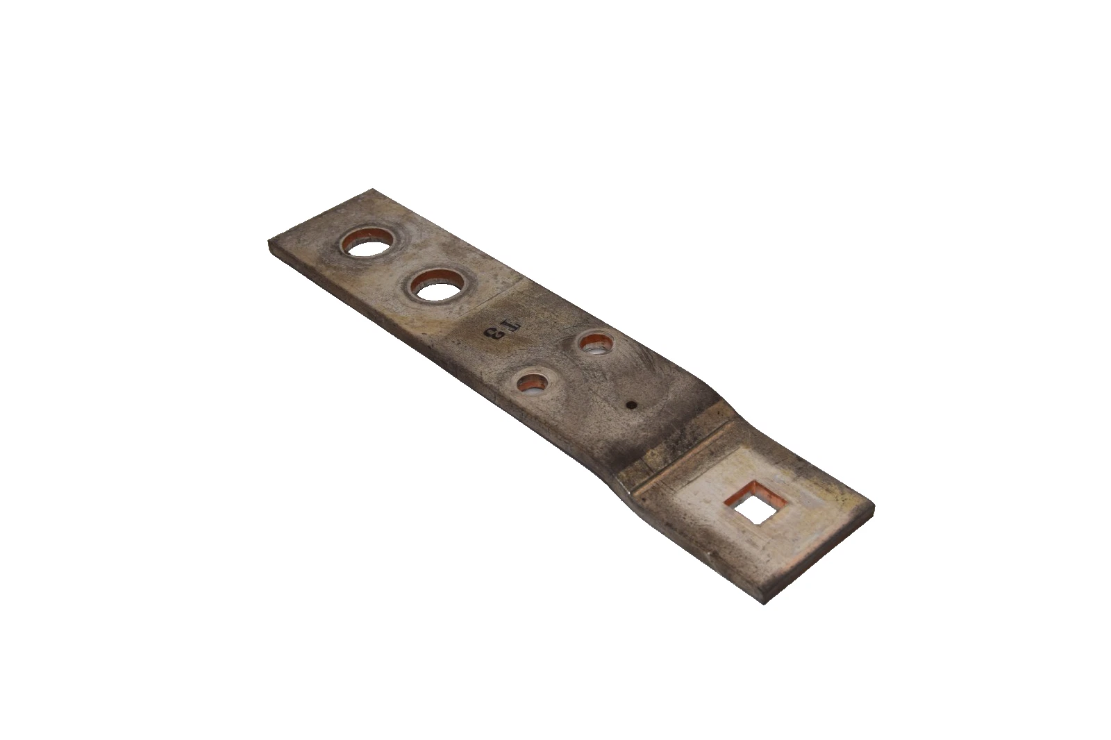 Used Buss Bar 9-1/2" x 2" x 1/4" Copper
