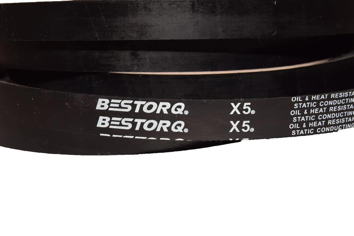 Bestorq Cogged V-Belt Belt 5VX1600 X5 Static Conducting Vbelt (New)