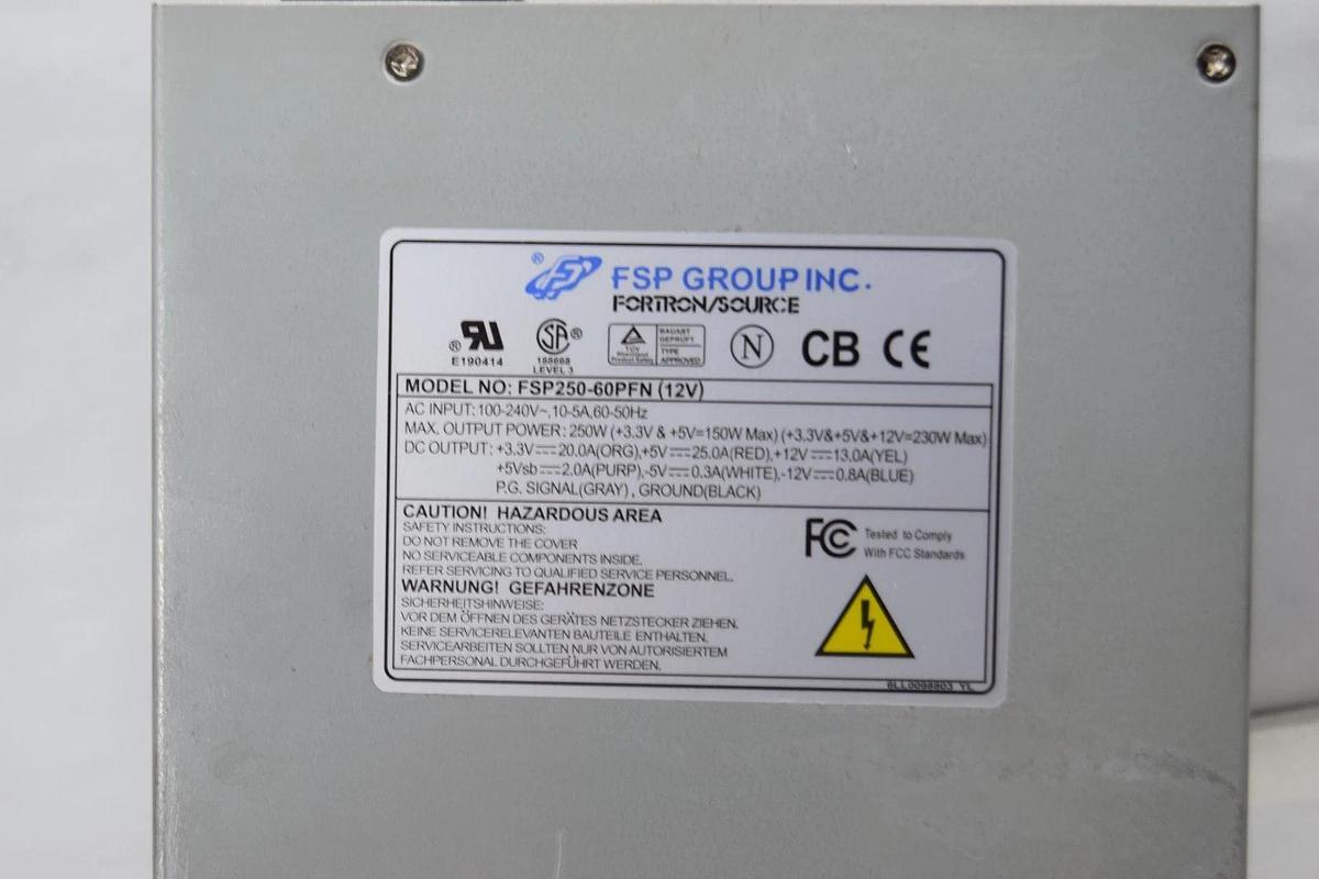 Used FSP Group Inc. FSP250-60PFN 12V Power Supply