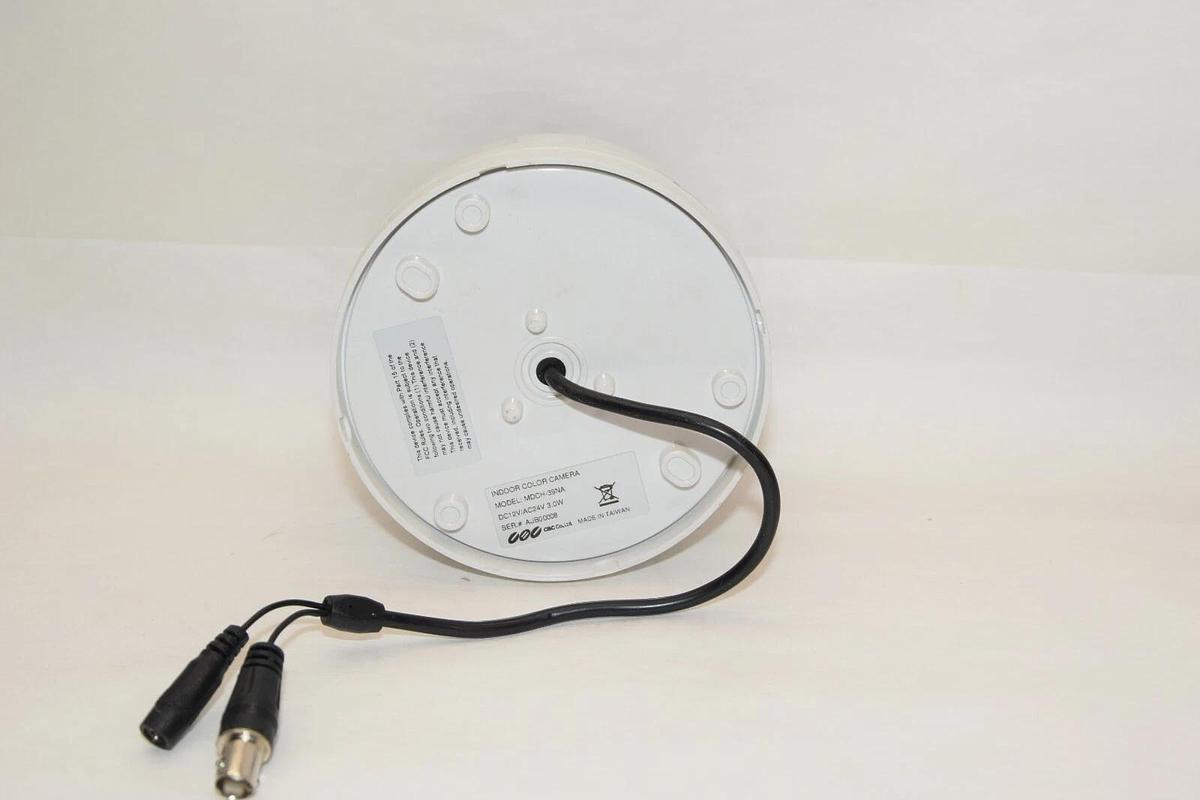 Used GANZ MDCH-39NA 12Vdc 24Vdc 3.0W Dome Security Camera