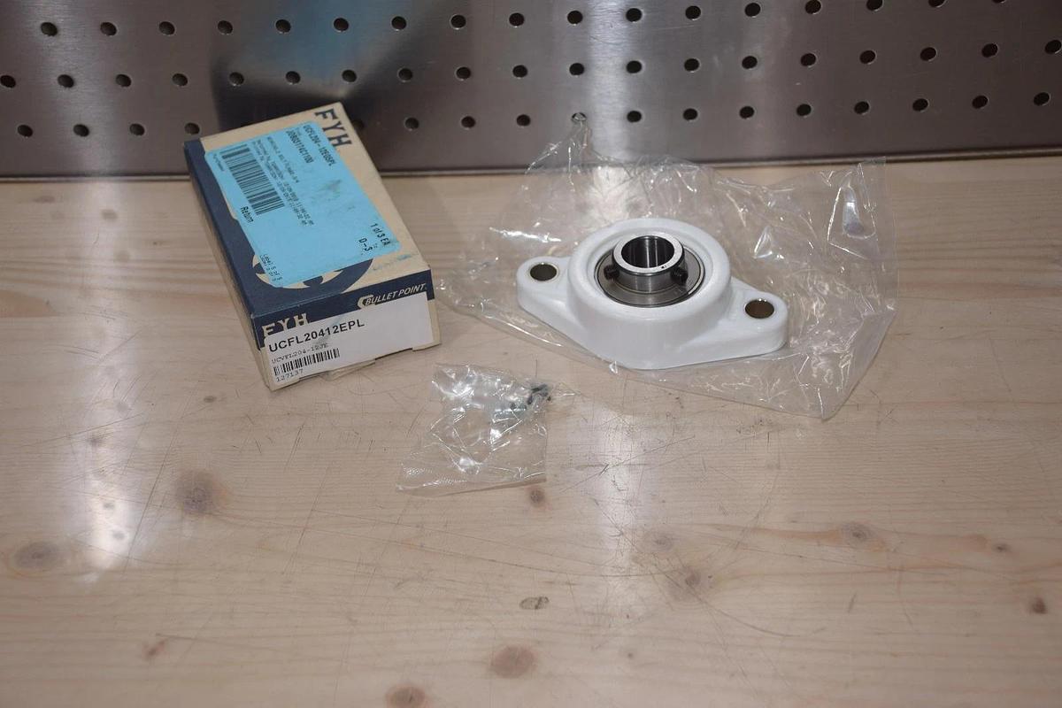 FYH / BULLET POINT UCFL20412EPL UCVFL204-12JE 3/4" 2 BOLT FLANGE BEARING NEW