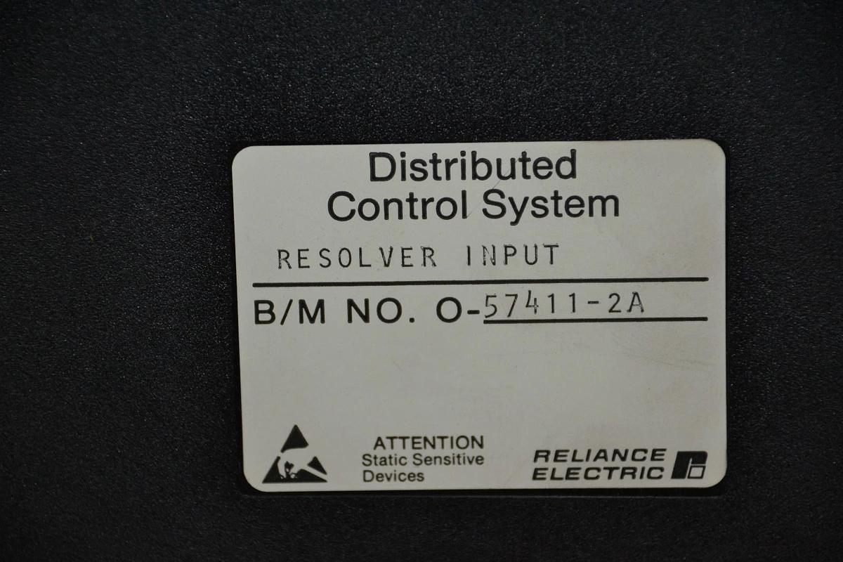 Used RELIANCE ELECTRIC RESOLVER INPUT 0-57411-2A 0574112A 57411-2A 57411-2 574112