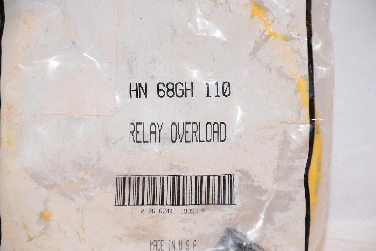 (NEW) REPLACEMENT COMPONENTS DIVISION  HN68GH110 , HN 68GH 110 Overload Relay